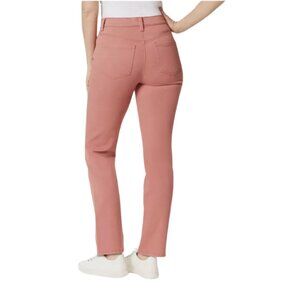 Bisou Bisou Women's Jeans Salmon Size 10 Skinny Stretchy Mid-Rise Casual Comfort